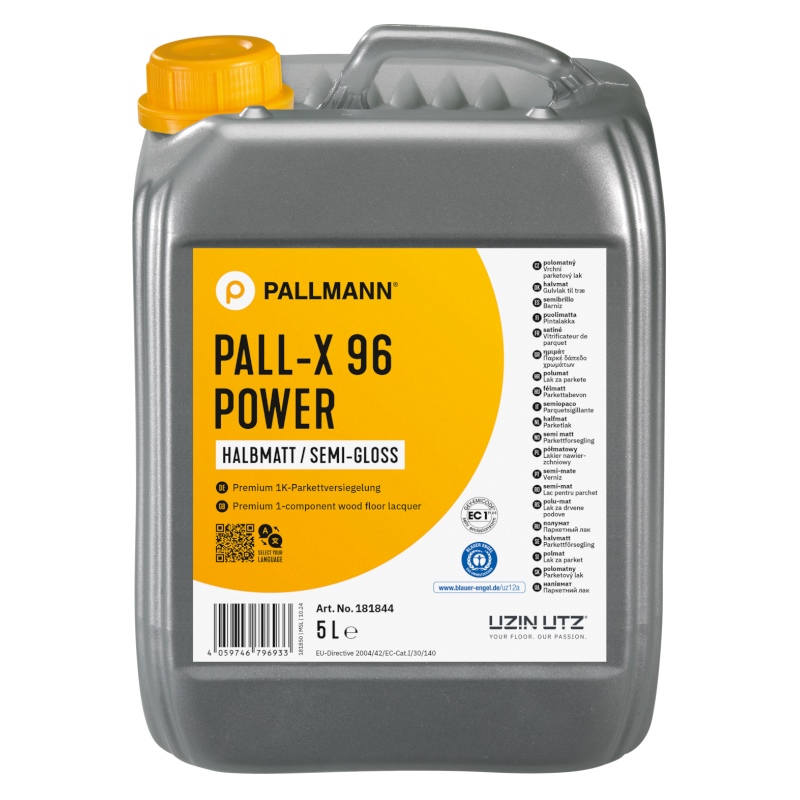 Pallmann Parkettlack PALL-X 96 POWER halbmatt - 1K (einkomponentig) Versiegelung für Parkett und Holzböden