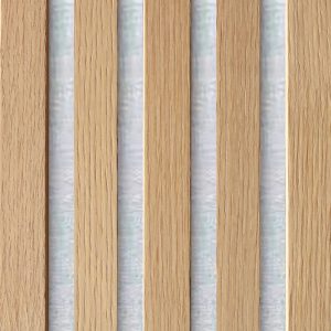 Akustikwall Espada Alcamo long weiß ++ Akustik Wand- und Deckenpaneel mit weißem Akustikflies, Echtholzfurniert Eiche natur ++ Naturboden & Türen Fründ Leipzig