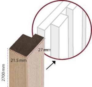 Akustikwall ESPADA Seitenleiste Alcamo long - Abdeckleiste für den perfekten Abschluss - Naturboden & Türen Fründ Leipzig