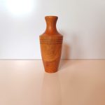 Holzvase Flakon Miniatur - Blumenvase aus Kirsche europäisch - für Trockengräser und Trockenblumen - von Hand gedrechselt - Fründ Massivholz Design