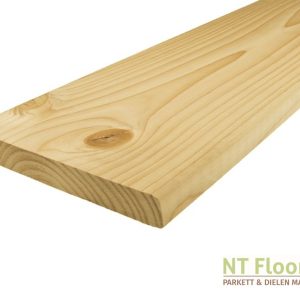 Holz Terrassendiele Fichte nordisch KD us hobelfallend - Oberfläche Sichtseite glatt - NT Floors Leipzig