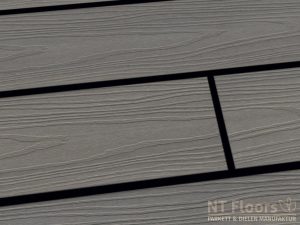 WPC Terrassendiele massiv Cement - SOLID CoEx Cement Holzstruktur (Sichtseite) - NT Floors Leipzig