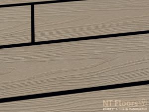 WPC Terrassendiele massiv Eisengrau - SOLID CoEx Eisengrau Holzstruktur (Sichtseite) - NT Floors Leipzig