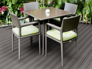 WPC Terrassendiele französisch hellgrau - SOLID französisch (Sichtseite) Ambiente - NT Floors Leipzig