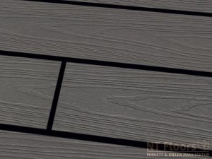 WPC Terrassendiele massiv Schiefergrau - SOLID CoEx Schiefergrau Holzstruktur (Sichtseite) - NT Floors Leipzig