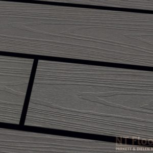 WPC Terrassendiele massiv Schiefergrau - SOLID CoEx Schiefergrau Holzstruktur (Sichtseite) - NT Floors Leipzig