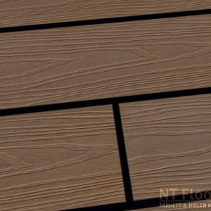 WPC Terrassendiele massiv Tabak - SOLID CoEx Tabak Holzstruktur (Sichtseite) - NT Floors Leipzig