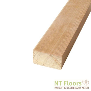 Holz Unterkonstruktion Lärche kanadisch 44x70mm - Holz UK in 2,45m -6,10m Länge für Terrassendielen aus Holz - NT Floors Leipzig