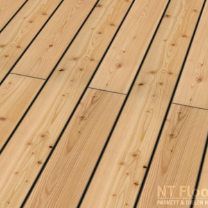 Holz Terrassendiele Lärche kanadisch A/B KD - Sichtseite glatt - NT Floors Leipzig