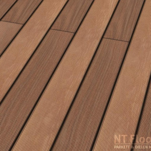 Holz Terrassendiele Cumaru gerillt 21x145mm PRIME KD - Sichtseite fein gerillt - NT Floors Leipzig