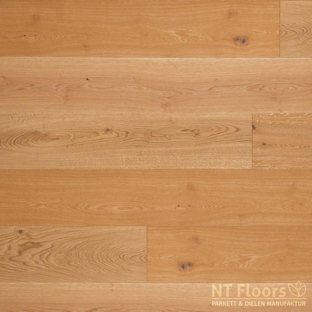 NT Floors Landhausdiele Eiche MURAU XL Natur - geschliffen - naturbelassen roh oder in 16 Trendfarben endgeölt