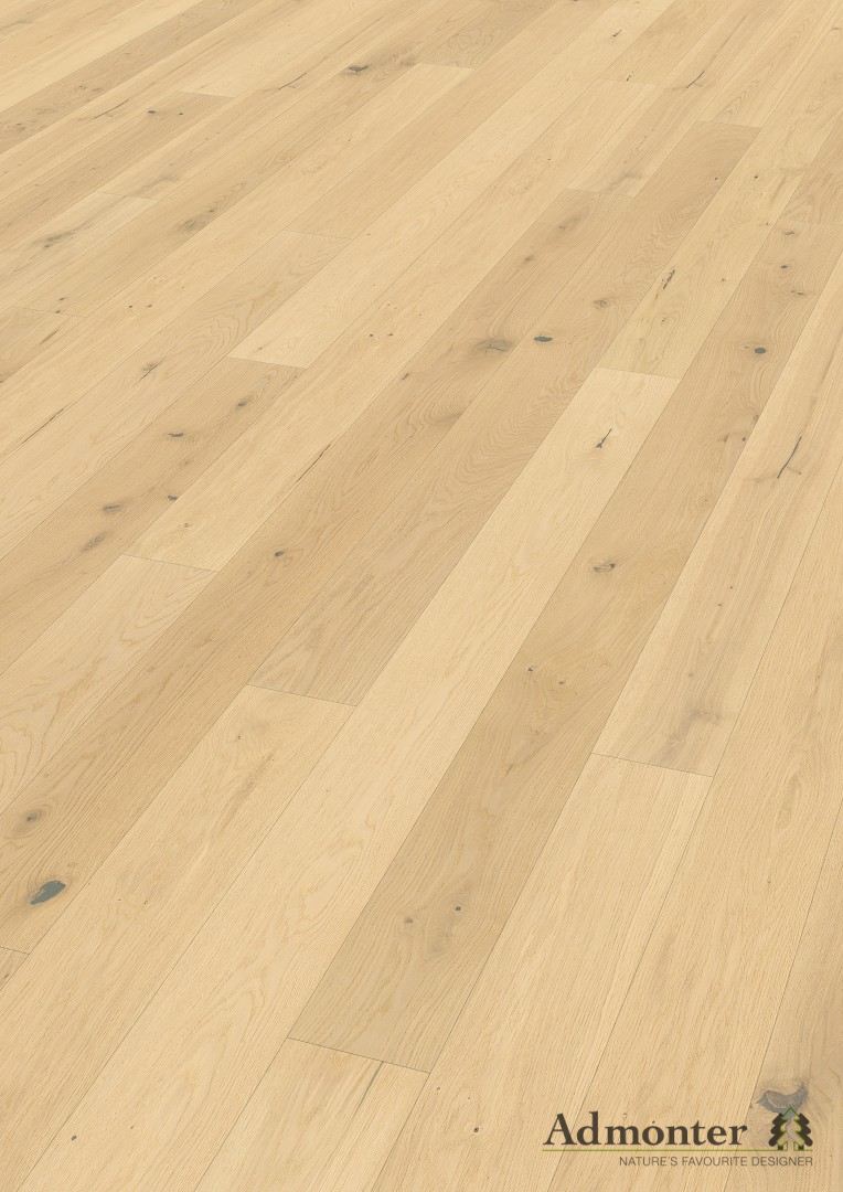 Admonter Landhausdiele Eiche weiß 13mm - Rustic - gebürstet, easy care geölt - Admonter Parkett bei Naturboden & Türen Fründ in Leipzig kaufen