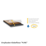 Vinylboden Klebefliese PURE 2,5mm - PU Nutzschicht 0,55mm - NaBo Parkett Leipzig Vinylboden Klebefliese PURE 2,5mm - PU Nutzschicht 0,55mm - NaBo Parkett Leipzig